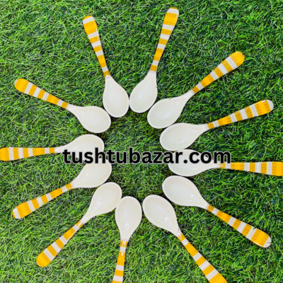 Melamine Tea Spoon, Crockery Spoon ( 12 pcs, L-5.25" W-1.25" Inch)