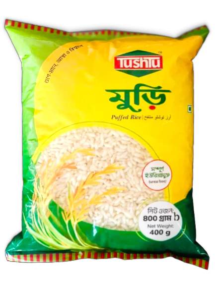 Puffed-Rice-FP-e-1.png Tushtu Puffed Rice (Muri -400gm) / তুষ্টু মুড়ি – ৪০০ গ্রাম - Image 1
