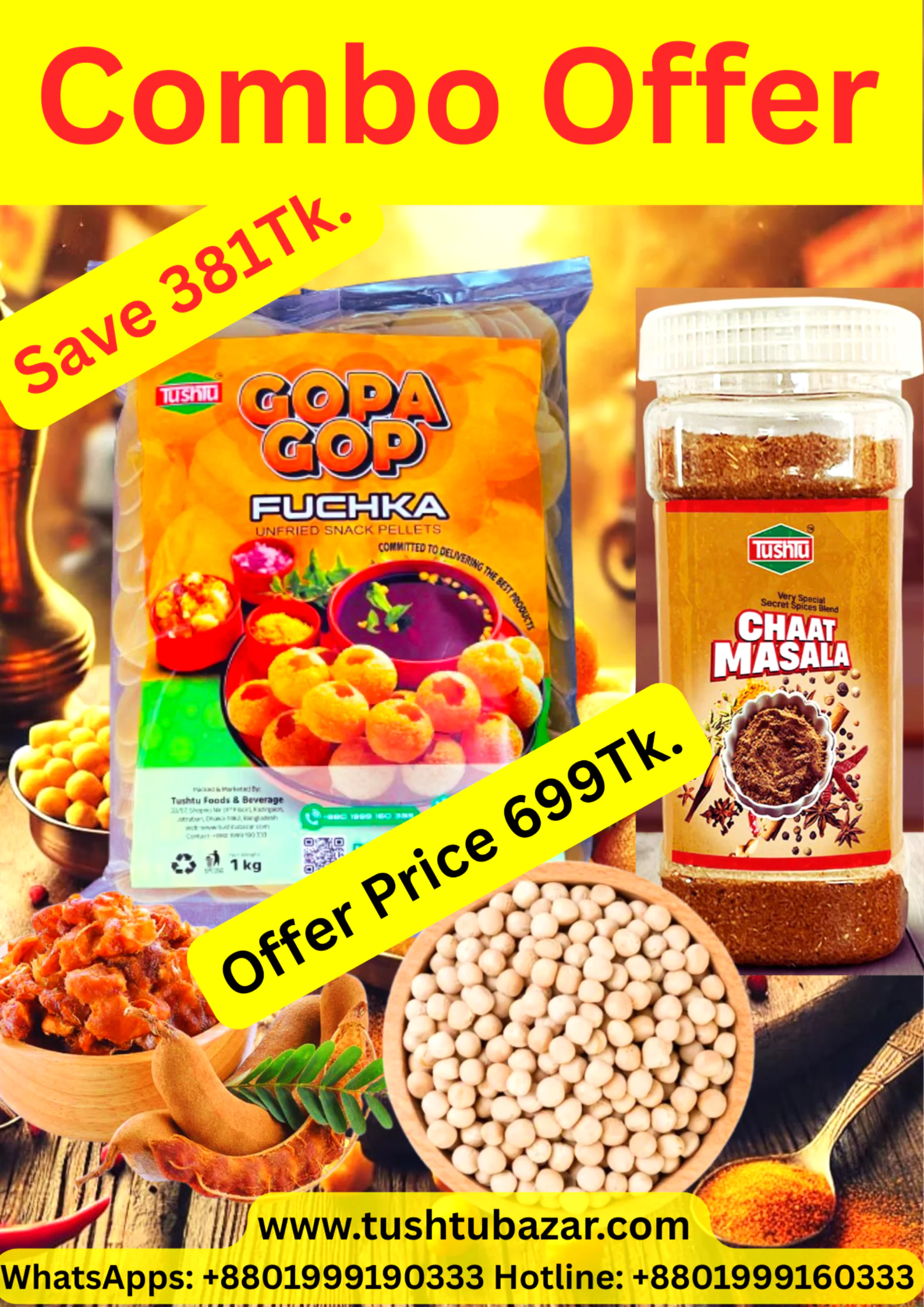 Tushtu-Bazar-Micro-1.png Fuchka Combo Offer | ফুসকা কম্বো অফার - Image 1